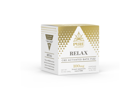 Image of Relax CBD Activated Bath Fizz